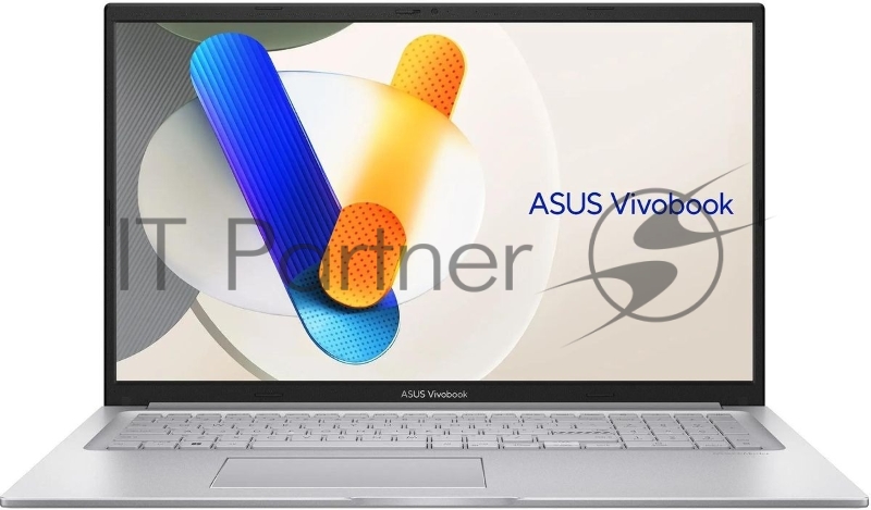 Ноутбук Asus VivoBook X1704VA-AU1105/17.3/IPS/Intel Core 3 100U/16Gb/512Gb SSD/Intel Graphics/noOS/серебристый/2.1kg