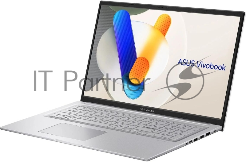 Ноутбук Asus VivoBook X1704VA-AU1105/17.3/IPS/Intel Core 3 100U/16Gb/512Gb SSD/Intel Graphics/noOS/серебристый/2.1kg