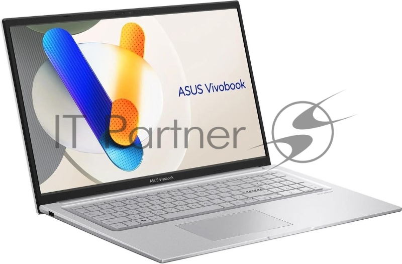 Ноутбук Asus VivoBook X1704VA-AU1105/17.3/IPS/Intel Core 3 100U/16Gb/512Gb SSD/Intel Graphics/noOS/серебристый/2.1kg
