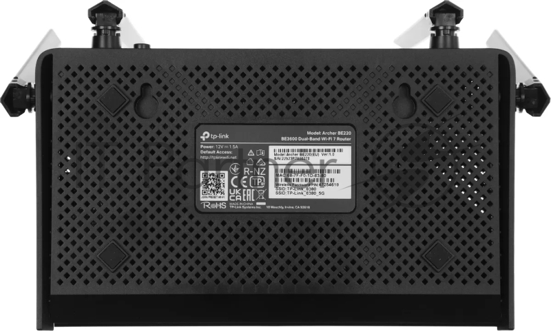 Двухдиапазонный беспроводной маршрутизатор Wi-Fi TP-Link Archer BE220