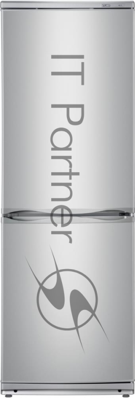 Холодильник Atlant XM-4012-080 серебристый двухкамерный 201/101л морозилка снизу