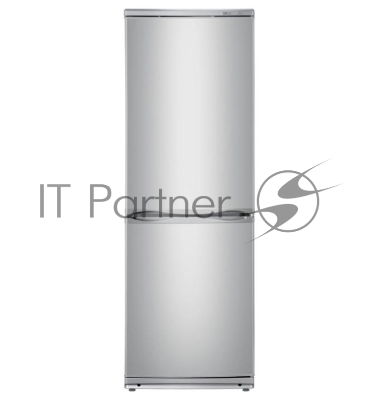 Холодильник Atlant XM-4012-080 серебристый двухкамерный 201/101л морозилка снизу