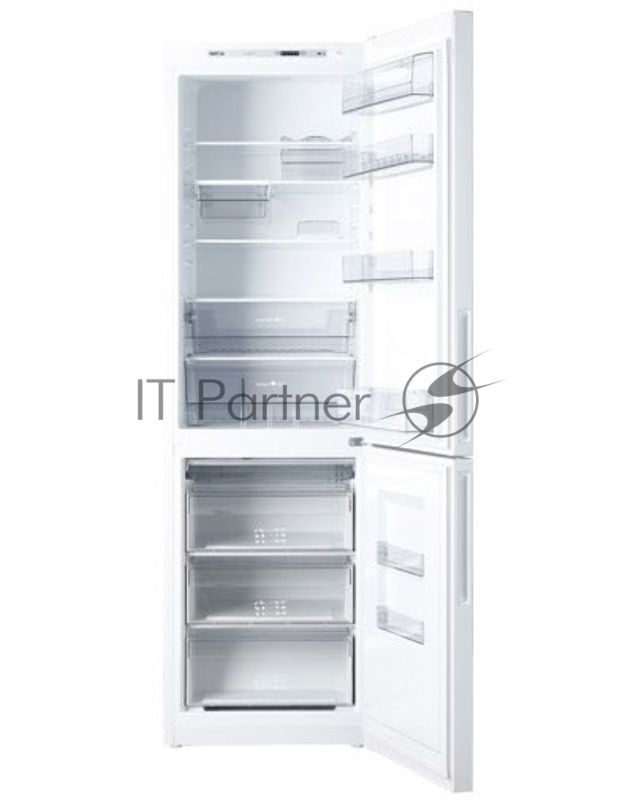 Холодильник Atlant XM-4624-101 белый двухкамерный 228/119л морозилка снизу