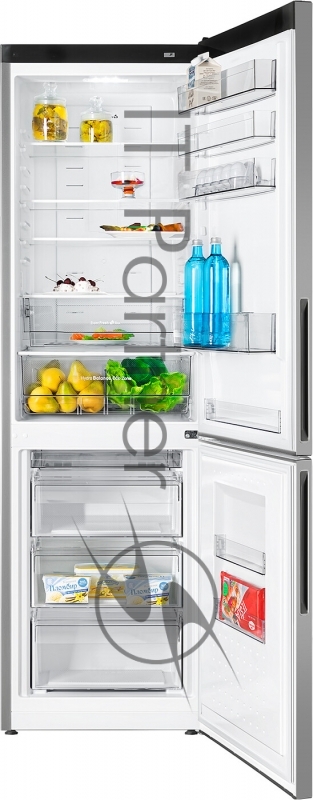 Холодильник Atlant ХМ-4624-181-NL серебристый двухкамерный 235/94л морозилка снизу, No Frost