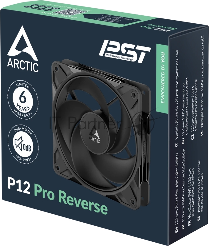 Вентилятор корпусной ARCTIC P12 Pro Reverse A-RGB ACFAN00332A