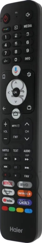 Телевизор Haier 32 S2 черный LED 4K UHD 60Hz Smart TV Android TV 1GB/16GB