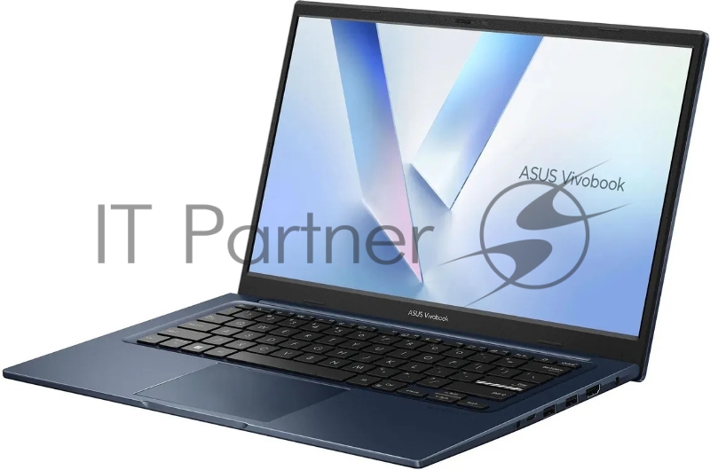 Ноутбук Asus VivoBook 14 X1404VA-I712512 Core i7 1355U 12Gb SSD512Gb Intel UHD Graphics 14 IPS FHD (1920x1080) Windows 11 Home Multi Language blue WiFi BT Cam (90NB10I1-M016A0)