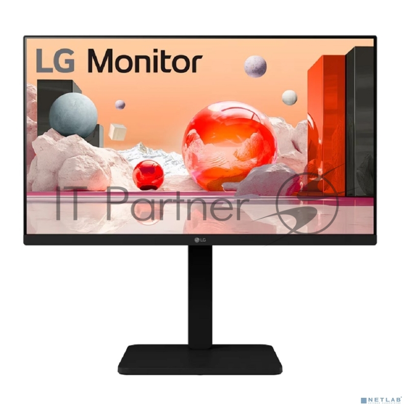 Монитор 23.8 LG 24BA550-B IPS 1920x1080, 100 Гц, 5 мс, 16:9, 250 кд/м², HDMI 1.4, DP 1.2, VGA, USB Hub (2x USB 2.0, 2x USB 3.0), динамики (2x2 Вт), черный