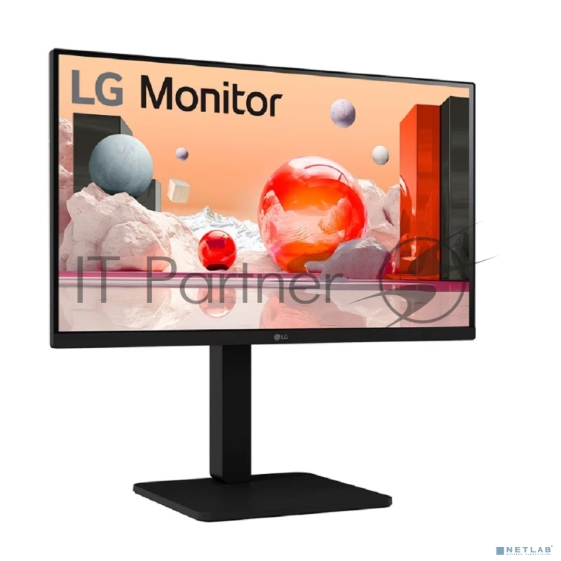 Монитор 23.8 LG 24BA550-B IPS 1920x1080, 100 Гц, 5 мс, 16:9, 250 кд/м², HDMI 1.4, DP 1.2, VGA, USB Hub (2x USB 2.0, 2x USB 3.0), динамики (2x2 Вт), черный