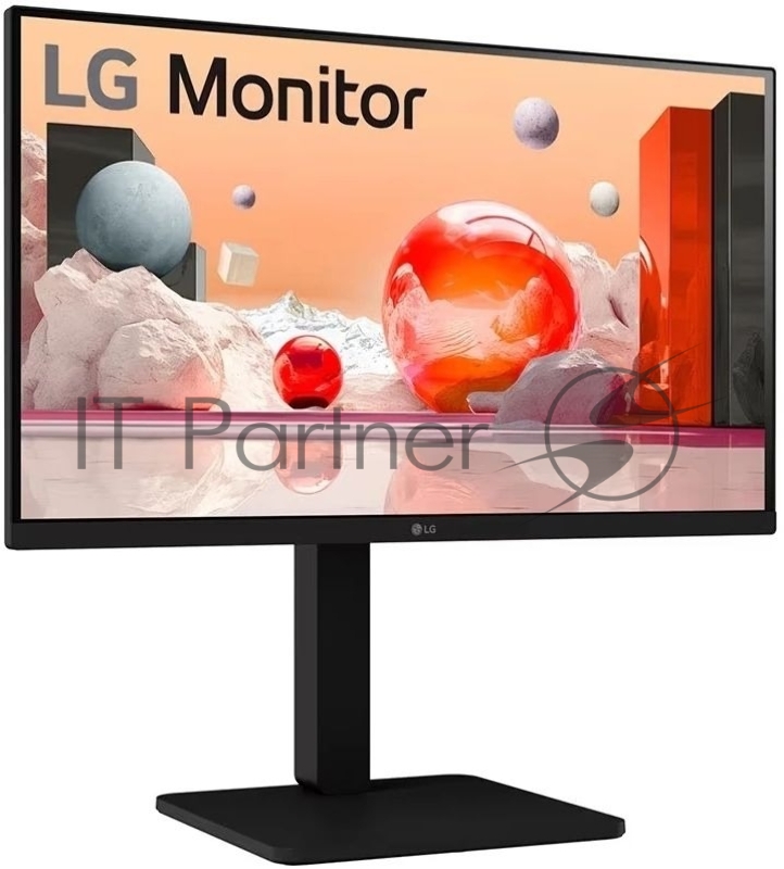 Монитор 23.8 LG 24BA550-B IPS 1920x1080, 100 Гц, 5 мс, 16:9, 250 кд/м², HDMI 1.4, DP 1.2, VGA, USB Hub (2x USB 2.0, 2x USB 3.0), динамики (2x2 Вт), черный