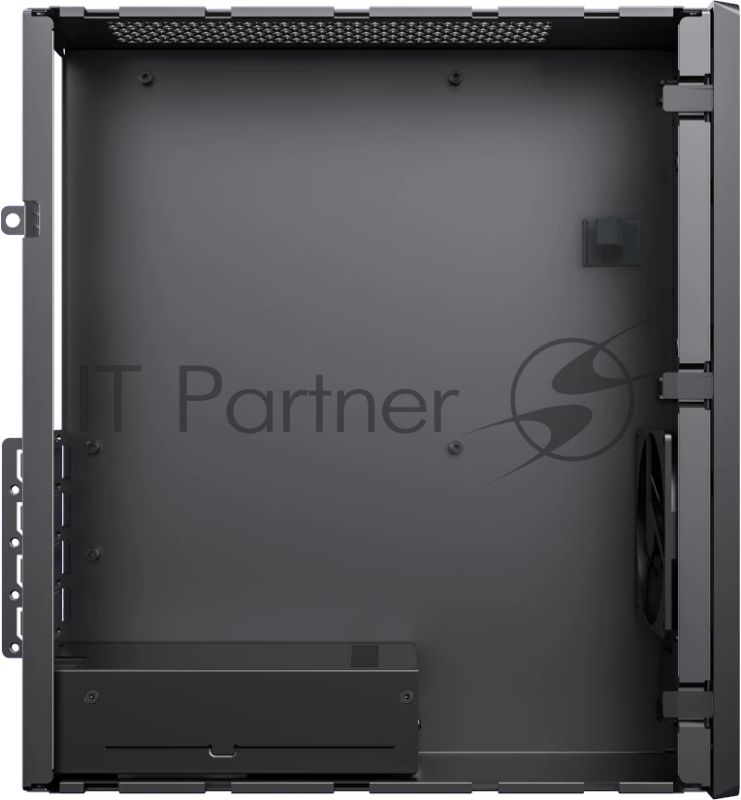 Корпус с блоком питания 400Вт Foxline mATX Desktop 400W FL-461 mATX case, black, w/PSU FLEX 400W, w/1xUSB3.0+1xType-C (USB2.0)