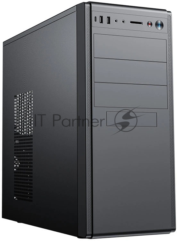 Корпус без блока питания Foxline FL-886 ATX case, black, w/o PSU, w/1xUSB2.0+1xUSB3.0+1xUSB3.0 Type-C (19pin header)+HD-AUDIO , w/o pwrcord, w/o FAN