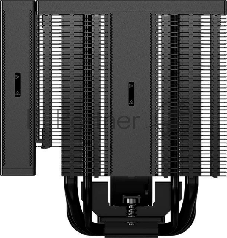Кулер для процессора PCCooler RZ820 Display BK (290W, 4-pin PWM, LED, 169mm, Al/Cu, 8x6mm, 1x140mm + 1x150mm, 71.9/78.7CFM, 27.1/35.8dBA, 1500/2500RPM, S: 1851/1700/1200/115X/20XX, AM5/AM4, black)
