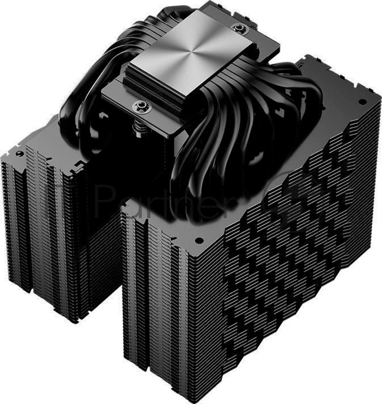 Кулер для процессора PCCooler RZ820 Display BK (290W, 4-pin PWM, LED, 169mm, Al/Cu, 8x6mm, 1x140mm + 1x150mm, 71.9/78.7CFM, 27.1/35.8dBA, 1500/2500RPM, S: 1851/1700/1200/115X/20XX, AM5/AM4, black)