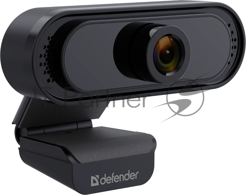 Камера-Web DEFENDER G-lens 2581 FullHD black (2MP, 1920х1080, USB 2.0, микрофон) (63181)