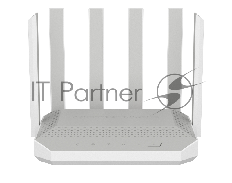 Мультигигабитный интернет-центр Netcraze Hero 5G (NC-4110) с модемом 5G, двумя слотами для SIM-карт, Mesh Wi-Fi 6 AX3000, Smart-коммутатором 1×2.5G и 4×1G, многофункциональными портами USB 3.0 и 2.0