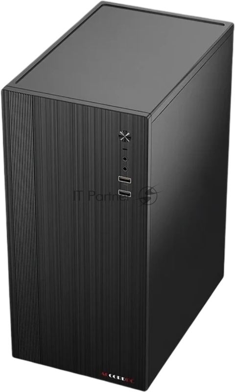 Корпус Accord ACC-M802 черный без БП mATX 2xUSB2.0 1xUSB3.0 audio bott PSU
