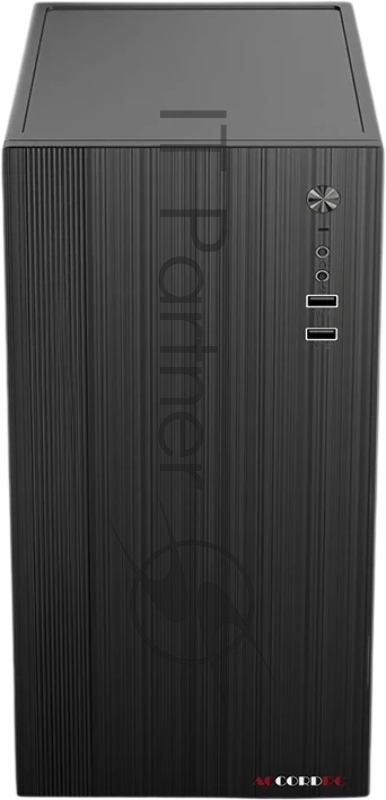 Корпус Accord ACC-M802 черный без БП mATX 2xUSB2.0 1xUSB3.0 audio bott PSU