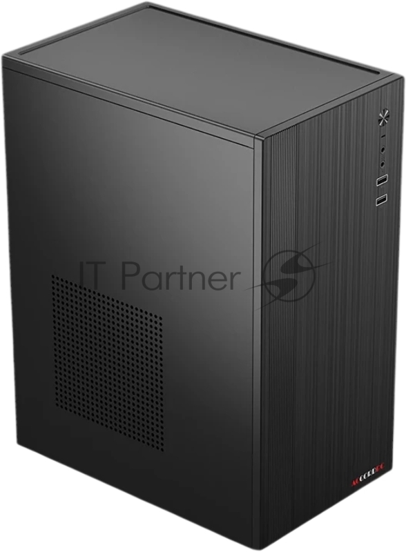 Корпус Accord ACC-M802 черный без БП mATX 2xUSB2.0 1xUSB3.0 audio bott PSU