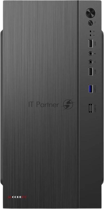 Корпус Accord ACC-XA05 черный без БП mATX 2xUSB2.0 1xUSB3.0 audio bott PSU