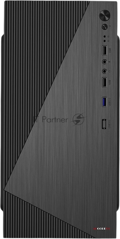 Корпус Accord ACC-XA09 черный без БП mATX 2xUSB2.0 1xUSB3.0 audio bott PSU
