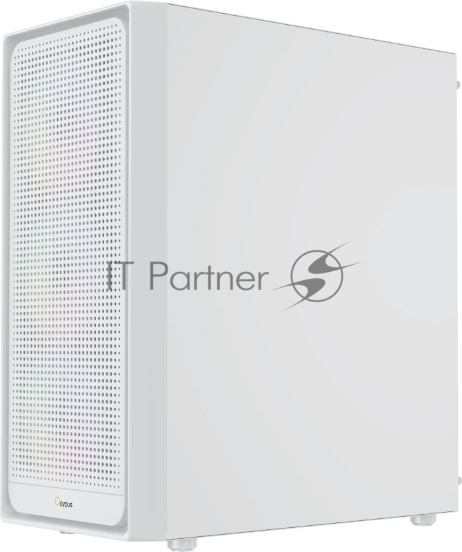 Корпус ПК без блока питания Case Ocypus Gamma C50 WH ARGB, Mini-Tower, TG, 4x120mm ARGB, 1xUSB-A 3.0 + 2xUSB 2.0, mATX, mITX White