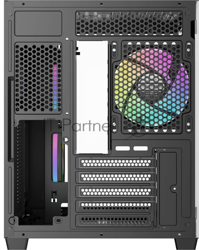 Корпус ПК без блока питания Case Ocypus Gamma C54 BK ARGB, Midi-Tower, TG, 3x120mm ARGB, 1xUSB-A 3.0 + 2xUSB 2.0, mATX, mITX Black
