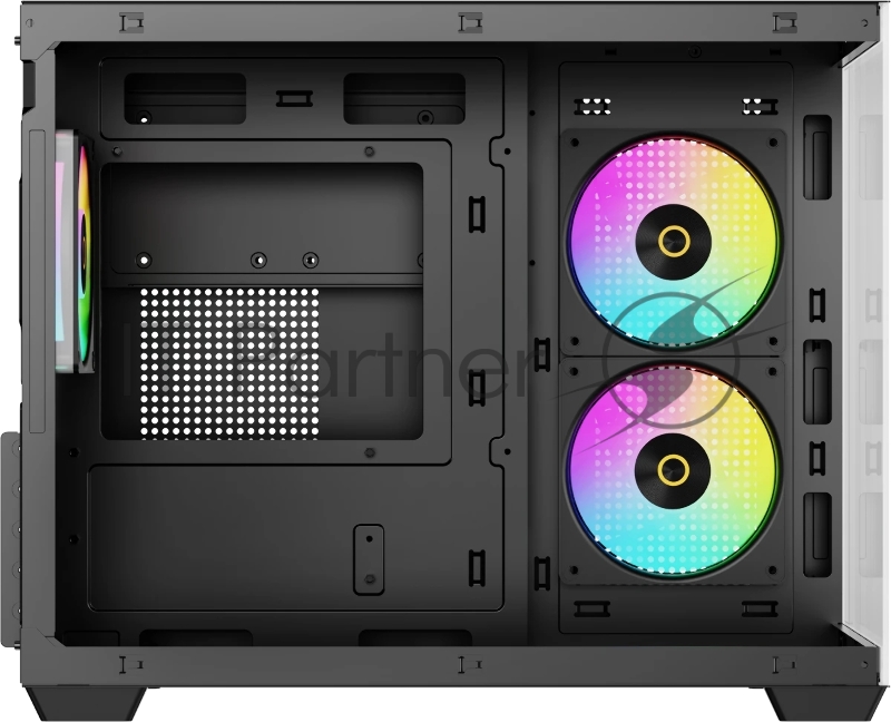 Корпус ПК без блока питания Case Ocypus Gamma C54 BK ARGB, Midi-Tower, TG, 3x120mm ARGB, 1xUSB-A 3.0 + 2xUSB 2.0, mATX, mITX Black