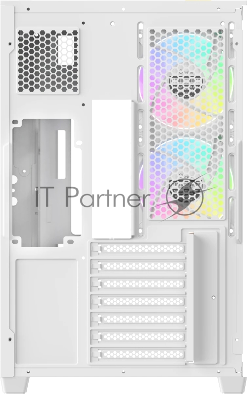Корпус ПК без блока питания Case Ocypus Delta C74 WH ARGB, Midi-Tower, TG, 2x120mm ARGB, 2xUSB-A 3.0 + 1xUSB-C 3.1, ATX, mATX, mITX White
