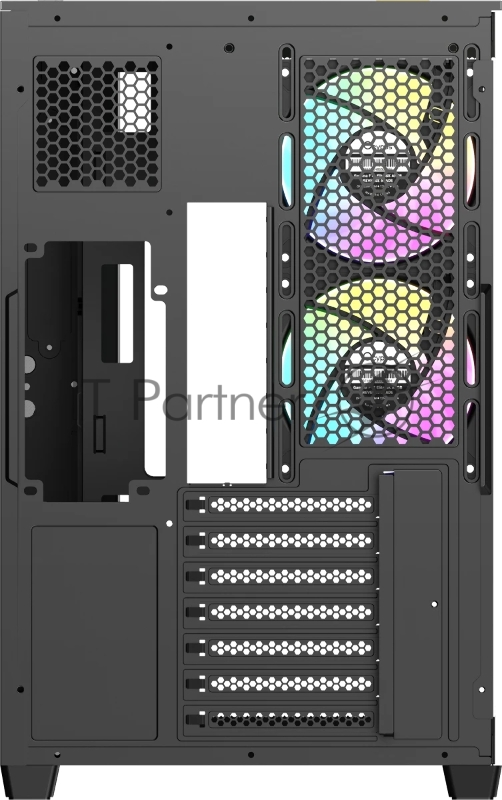 Корпус ПК без блока питания Case Ocypus Delta C74 BK ARGB, Midi-Tower, TG, 2x120mm ARGB, 2xUSB-A 3.0 + 1xUSB-C 3.1, ATX, mATX, mITX Black