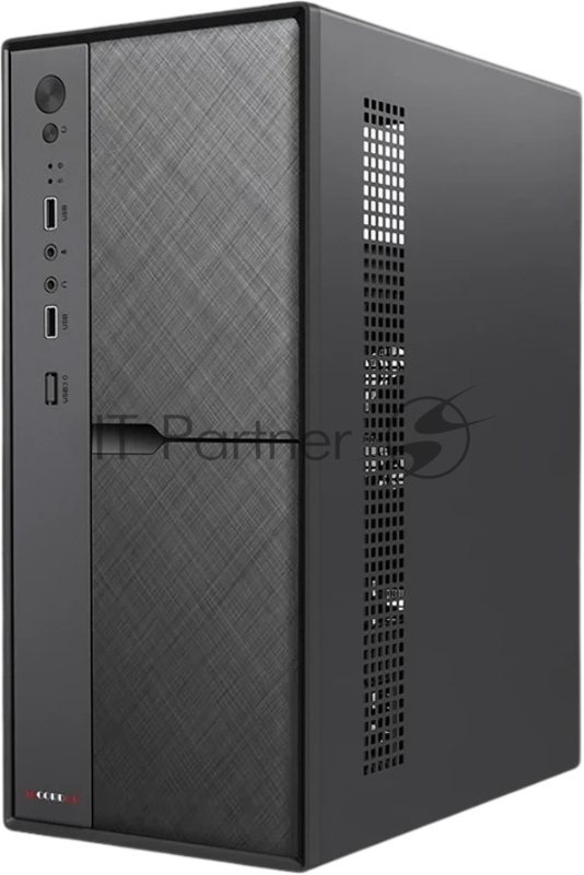 Корпус Accord ACC-1603 черный без БП mATX 1x80mm 2xUSB2.0 audio