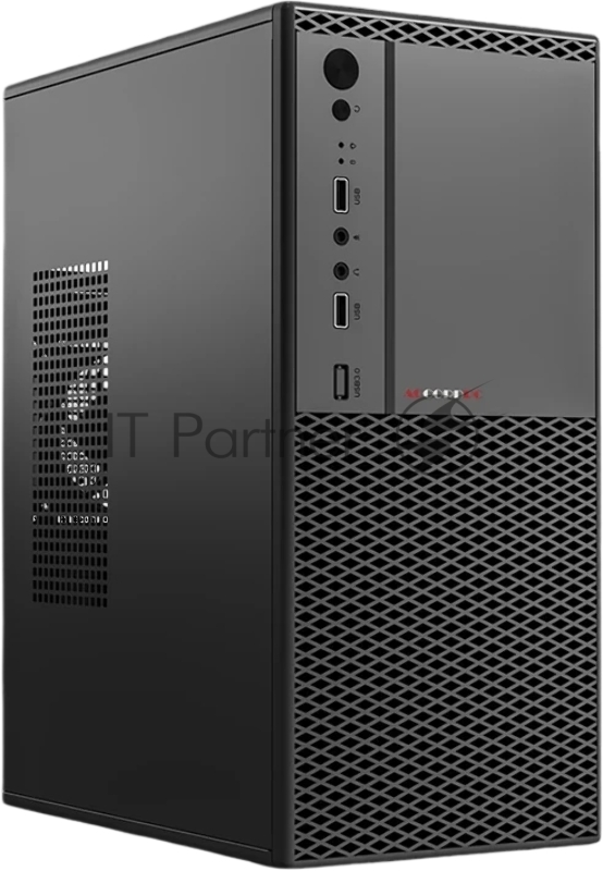 Корпус Accord ACC-1605B черный без БП mATX 2x80mm 2x120mm 2xUSB2.0 audio