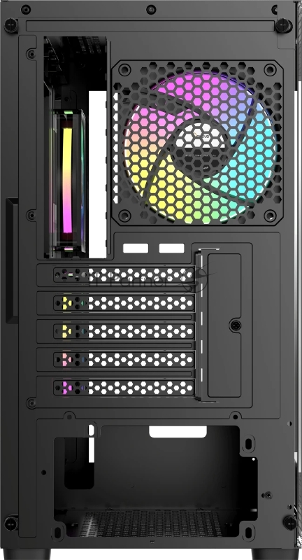 Корпус ПК без блока питания Case Ocypus Gamma C52 BK ARGB, Mini-Tower, TG, 3x120mm ARGB, 1xUSB-A 3.0 + 2xUSB 2.0, mATX, mITX Black