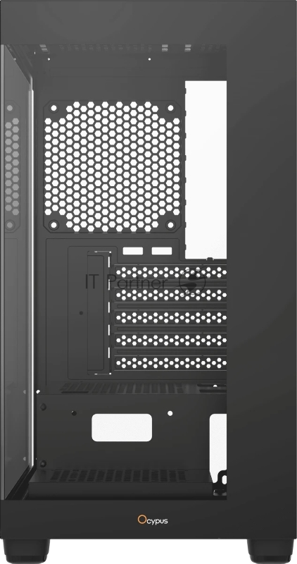Корпус ПК без блока питания Case Ocypus Gamma C52 BK, Mini-Tower, TG, no fans, 1xUSB-A 3.0 + 2xUSB 2.0, mATX, mITX Black
