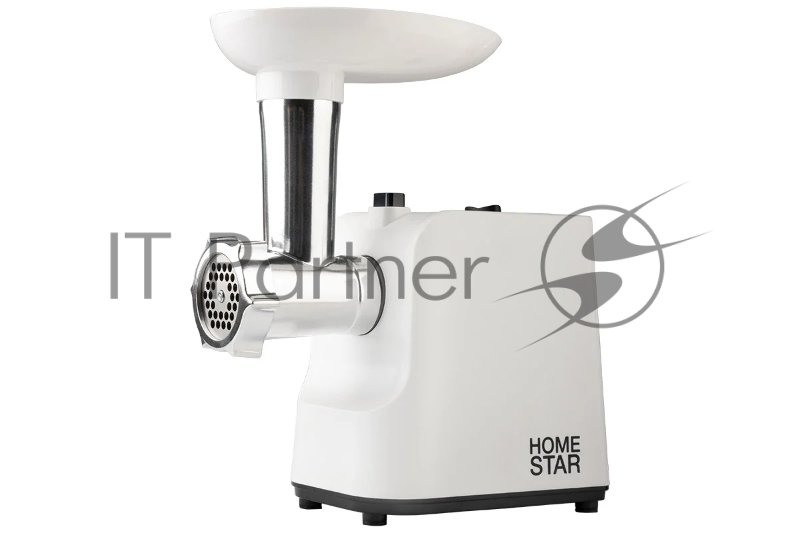 Мясорубка электрическая Homestar HS-2033 белый, 2000 Вт, 1.5 кг/мин, реверс, защита от перегрузки, насадки - 2