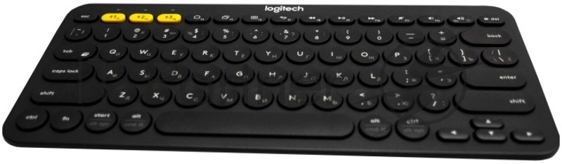 Клавиатура беспроводная Logitech K380 (920-007590) темно-серый (неоригинальная гравировка)