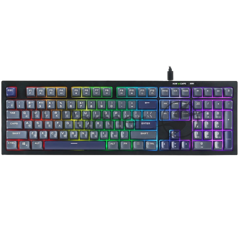 Клавиатура проводная Ritmix RKB-508BL Black