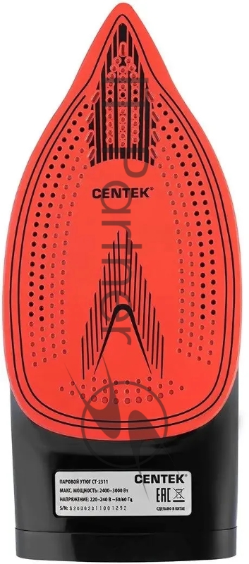 Утюг Centek CT-2311 черный/красный, 3200 Вт, 50 г/мин, 190 г/мин, 400 мл