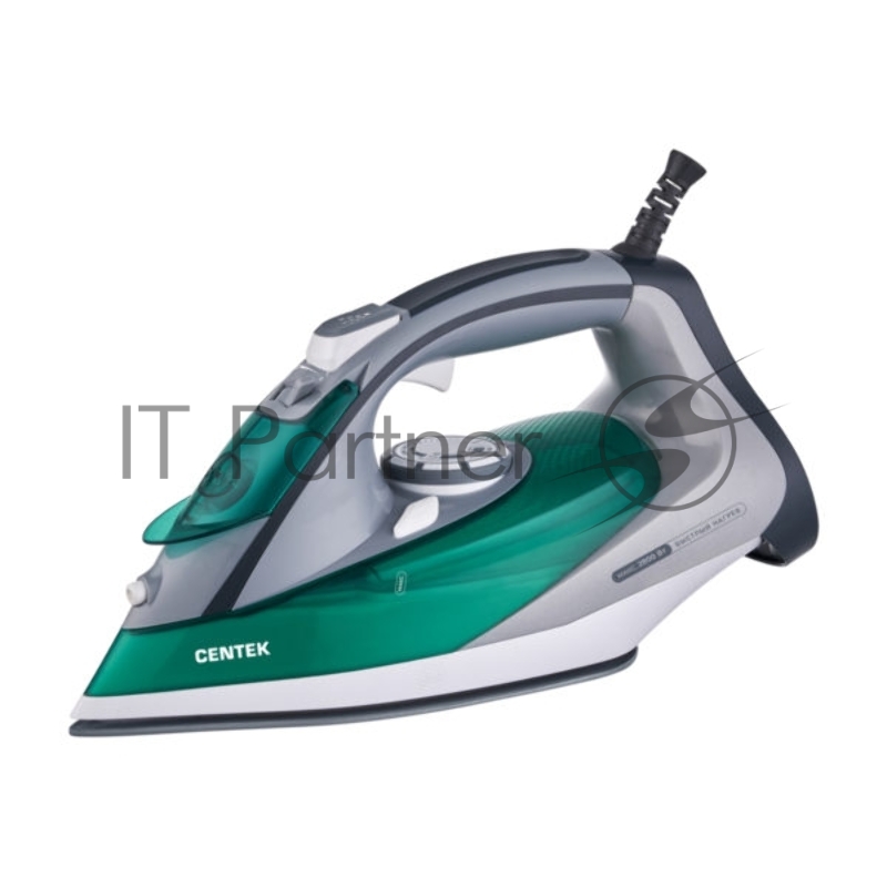 Утюг Centek CT-2309 зеленый/серый, 2800 Вт, 40 г/мин, 145 г/мин, 270 мл