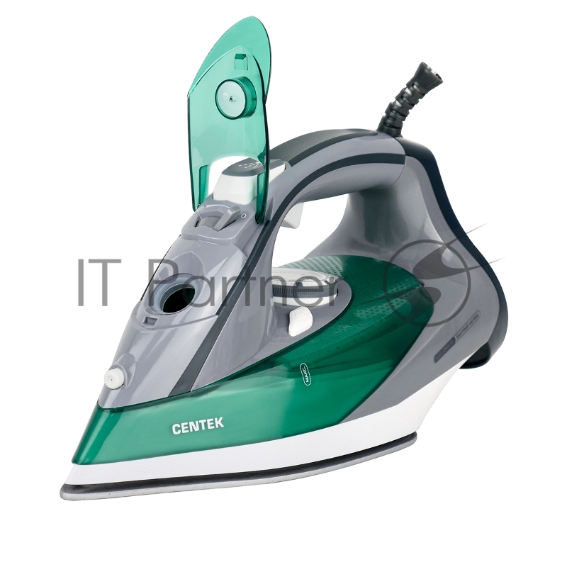 Утюг Centek CT-2309 зеленый/серый, 2800 Вт, 40 г/мин, 145 г/мин, 270 мл