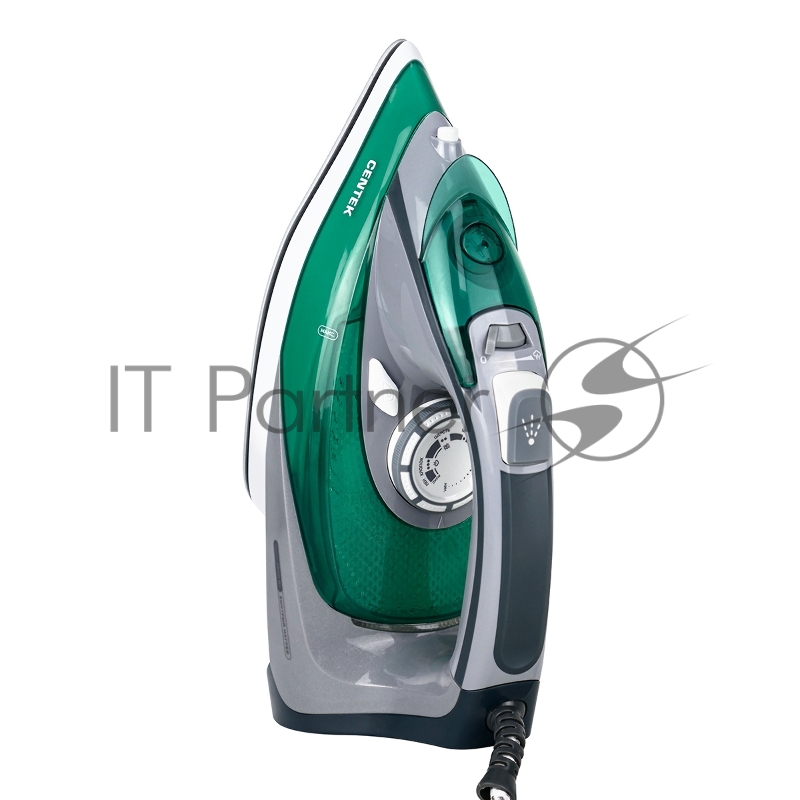 Утюг Centek CT-2309 зеленый/серый, 2800 Вт, 40 г/мин, 145 г/мин, 270 мл