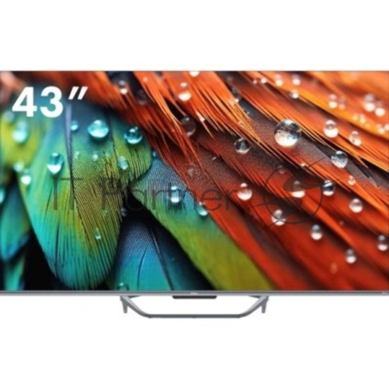 Телевизор Haier 43 DH1U8PD05RU QLED UHD серый 60Hz Android TV