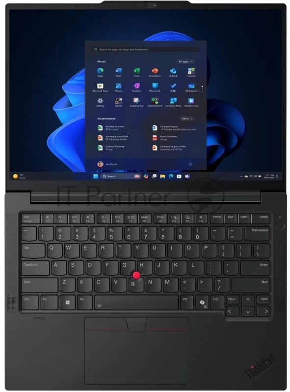 Ноутбук LENOVO ThinkPad E14 G7/14/IPS/Intel Core 7 240H/32Gb/1Tb SSD/Intel Graphics/noOS/1.34kg