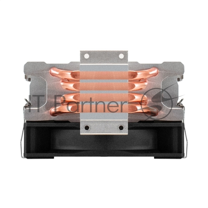 Кулер ExeGate Wizard EXX400V3-PWM.FRGB (Al+Cu, 4 тепл.трубки, LGA775/1150/1151/1155/1156/120 TDP 140W, Fan 120mm, PWM, 800-1800RPM, Hydro bearing, 4pin, 11-24db, 540г, FRGB подсветка, с термоп