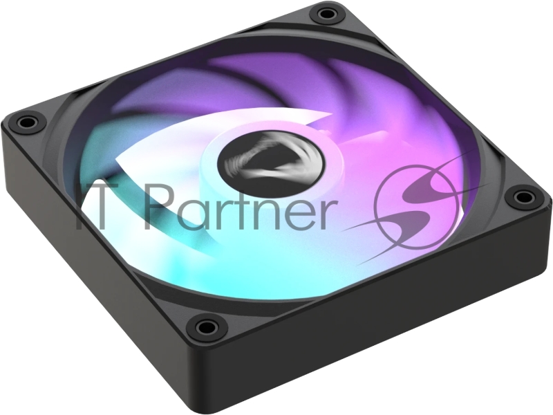 Вентилятор для корпуса Formula PA120R Reverse ARGB 120х120x25 черный 4-pin 28.8дБ (PA120R BLACK) Ret