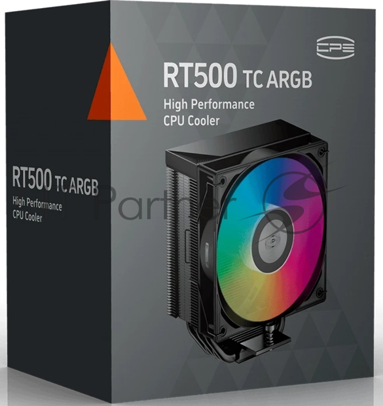 Устройство охлаждения(кулер) PcCooler RT500 TC ARGB Soc-AM5/AM4/1200/1700/1851 черный 4-pin 34.9dB Al+Cu 245W Ret (RT500TC-BKAWYX-GL)