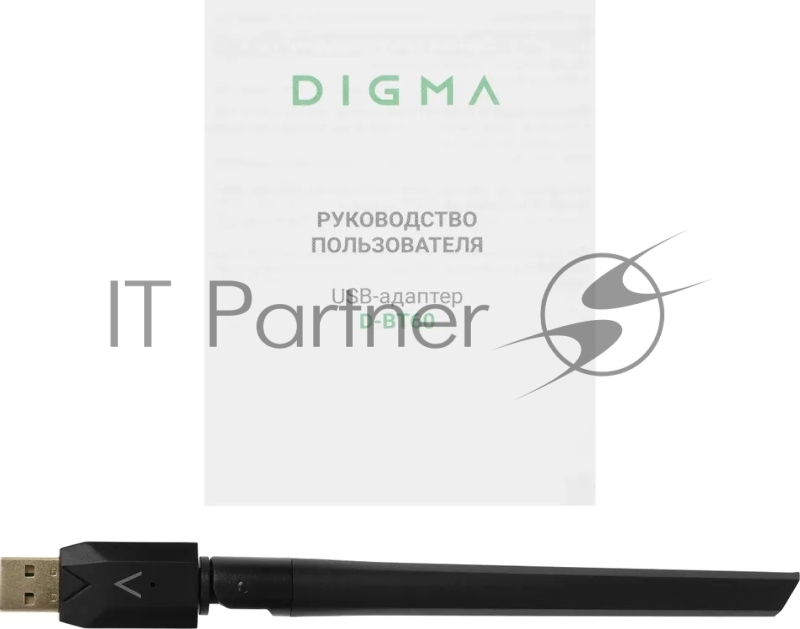 Адаптер USB Digma D-BT60 BT6.0+EDR class 1 200м черный