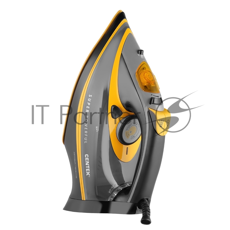 Утюг Centek CT-2358 желтый/черный, 3000 Вт, 50 г/мин, 190 г/мин, 380 мл