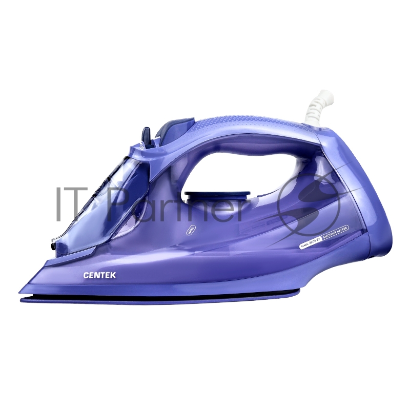 Утюг Centek CT-3300 фиолетовый, 2800 Вт, 60 г/мин, 190 г/мин, 600 мл