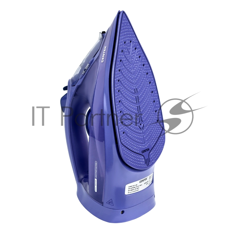 Утюг Centek CT-3300 фиолетовый, 2800 Вт, 60 г/мин, 190 г/мин, 600 мл